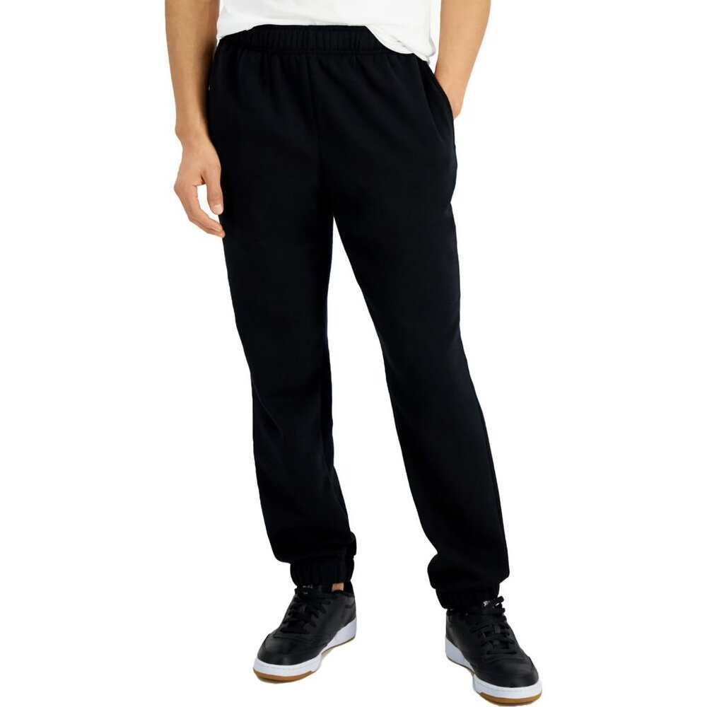 Ideology Mens Fleece Joggers Sweatpants Size S Black